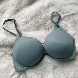 VS PINK Wear Everywhere Light Blue Push Up Bra